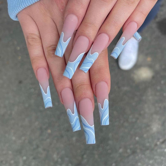 Waves French Tips